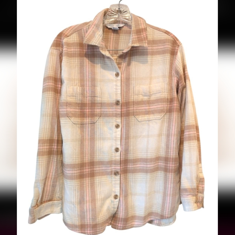 Plaid Button-Up Shirt